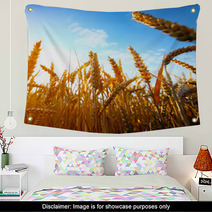 .golden Wheat Field And Sunset Wall Art 67827798
