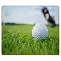 Golf Ball On Tee Rugs 88462563