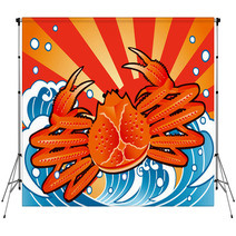 Good catch Flag crab Backdrops 44873273