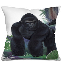 Gorila Occidental / Western Gorilla / Gorilla Gorilla Pillows 45288214