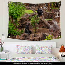 Gorilla Monkey In Park At Tenerife Canary Wall Art 56537979