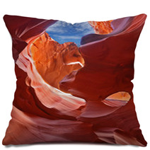 Graceful Arches In Magic Antelope Canyon Pillows 42928393
