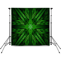 Gradient Green And Black Criss Cross Pattern Backdrops 71141092