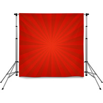 Gradient Red Sun Rays Background Backdrops 70047662