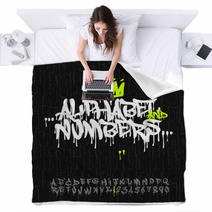 Graffiti Alphabet And Numbers Blankets 65534748