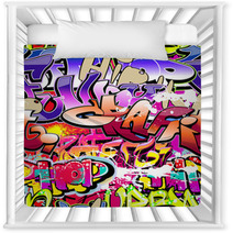 Graffiti Seamless Background. Hip-hop Urban Art Nursery Decor 36210089