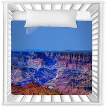 Grand Canyon And A Visible Moon Nursery Decor 72884756