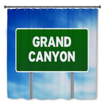 Grand Canyon Highway Sign Bath Decor 33855227