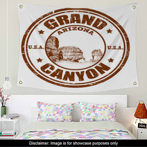 Grand Canyon Stamp Wall Art 54367340