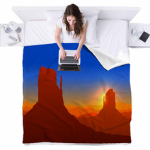 Grand Canyon Sunset Blankets 62254897