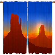 Grand Canyon Sunset Window Curtains 62254897