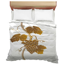 Grapes Silhouette Bedding 13598789