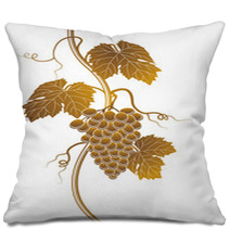 Grapes Silhouette Pillows 13598789