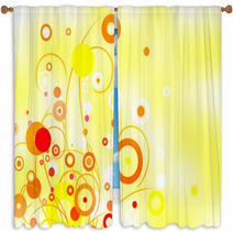 Graphic pattern Window Curtains 46242312