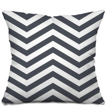Gray And White Chevron Pattern Pillows 54568583