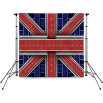 Great Britain Road Flag Backdrops 47189061