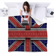 Great Britain Road Flag Blankets 47189061