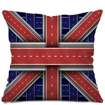 Great Britain Road Flag Pillows 47189061