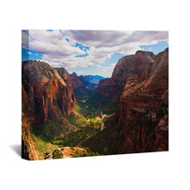 Great Landscape In Zion National Park,Utah,USA Wall Art 51528440