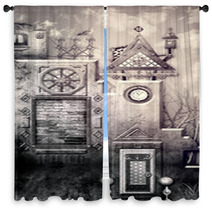 Great Old Bell Window Curtains 65398111