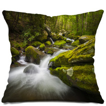 Great Smoky Mountains National Park Gatlinburg TN Waterfalls Pillows 48384499