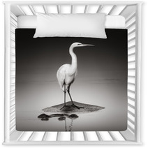Great White Egret On Hippo Nursery Decor 46723853