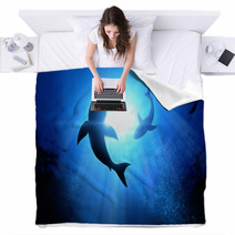 Great White Sharks Blankets 69178156