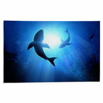 Great White Sharks Rugs 69178156