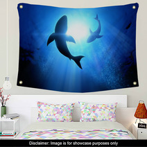 Great White Sharks Wall Art 69178156
