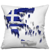 Greece (clipping Path Included) Pillows 55864371