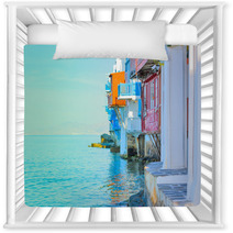 Greece, Closeup On Little Venice Mykonos Capitol Nursery Decor 51178151