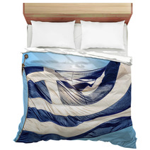 Greek Flag Bedding 68115050