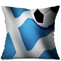 Greek Flag, Football Pillows 65312412