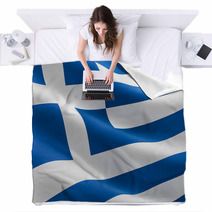 Greek Flag - Hellenic Republic Blankets 58763467