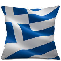 Greek Flag - Hellenic Republic Pillows 58763467