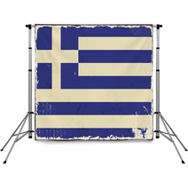 Greek Grunge Flag. Vector Illustration Backdrops 68383539