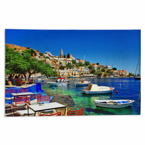 Greek Holidays. Symi Island Rugs 55428715