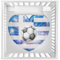 Greek Soccer Heart Flag Nursery Decor 61898965