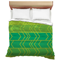 Green Abstract Seamless Pattern With Arrows Bedding 71830695