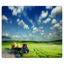 Green Field And Blue Sky Rugs 86022492