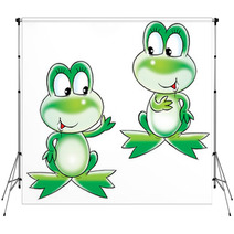 Green Frogs Backdrops 2407623