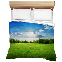 Green Grass And Trees Bedding 67056802