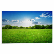 Green Grass And Trees Rugs 67056802