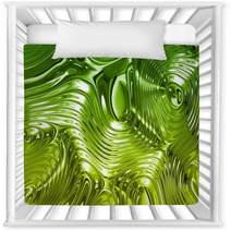 Green Liquid Metal Texture Nursery Decor 17582569