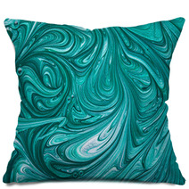 Green Nail Polish Texture Pillows 65634848