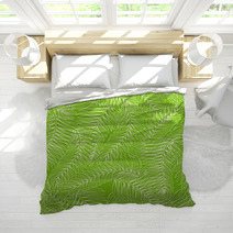 Green Palm Leaves Bedding 69279006
