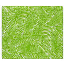 Green Palm Leaves Rugs 69279006