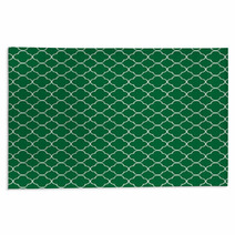 Green Quatrefoil Pattern Rugs 73167107