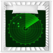 Green Radar Screen Nursery Decor 72318581
