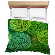 Green Repetitive Pattern Bedding 45781054